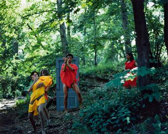 LORRAINE OGRADY (1934 - ) Group of 4 Photographs (From Rivers, First Draft).